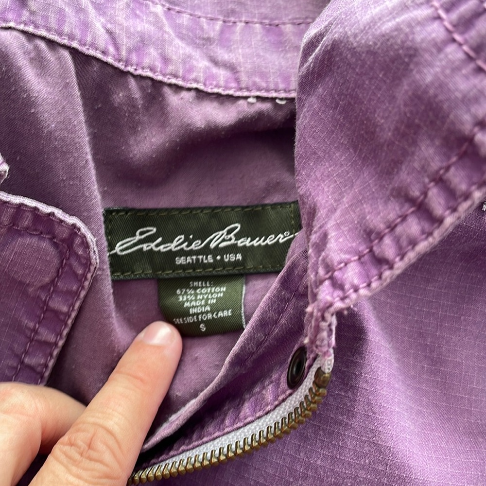 Eddie Bauer purple utility jacket small‎ - Picture 2 of 5